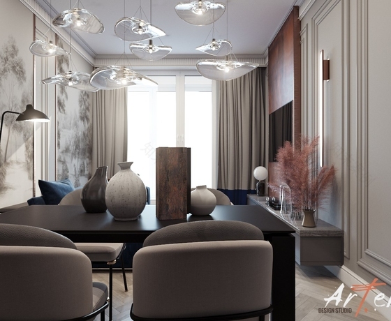 53平莫斯科河畔公寓室内设计丨俄罗斯莫斯科丨上海申远空间设计机构-18