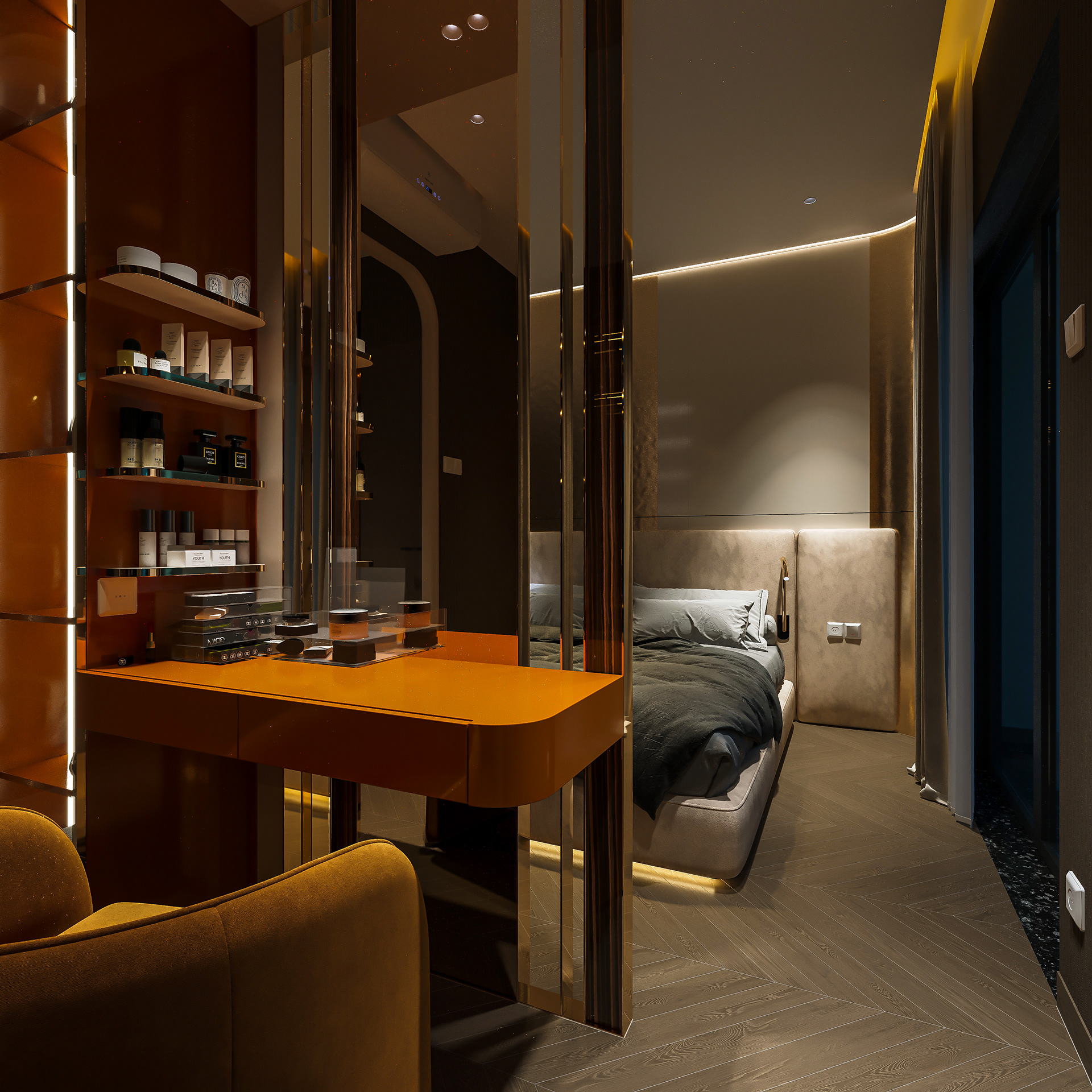 MASTERBEDROOM 卧室公寓丨K&Bstudio-17