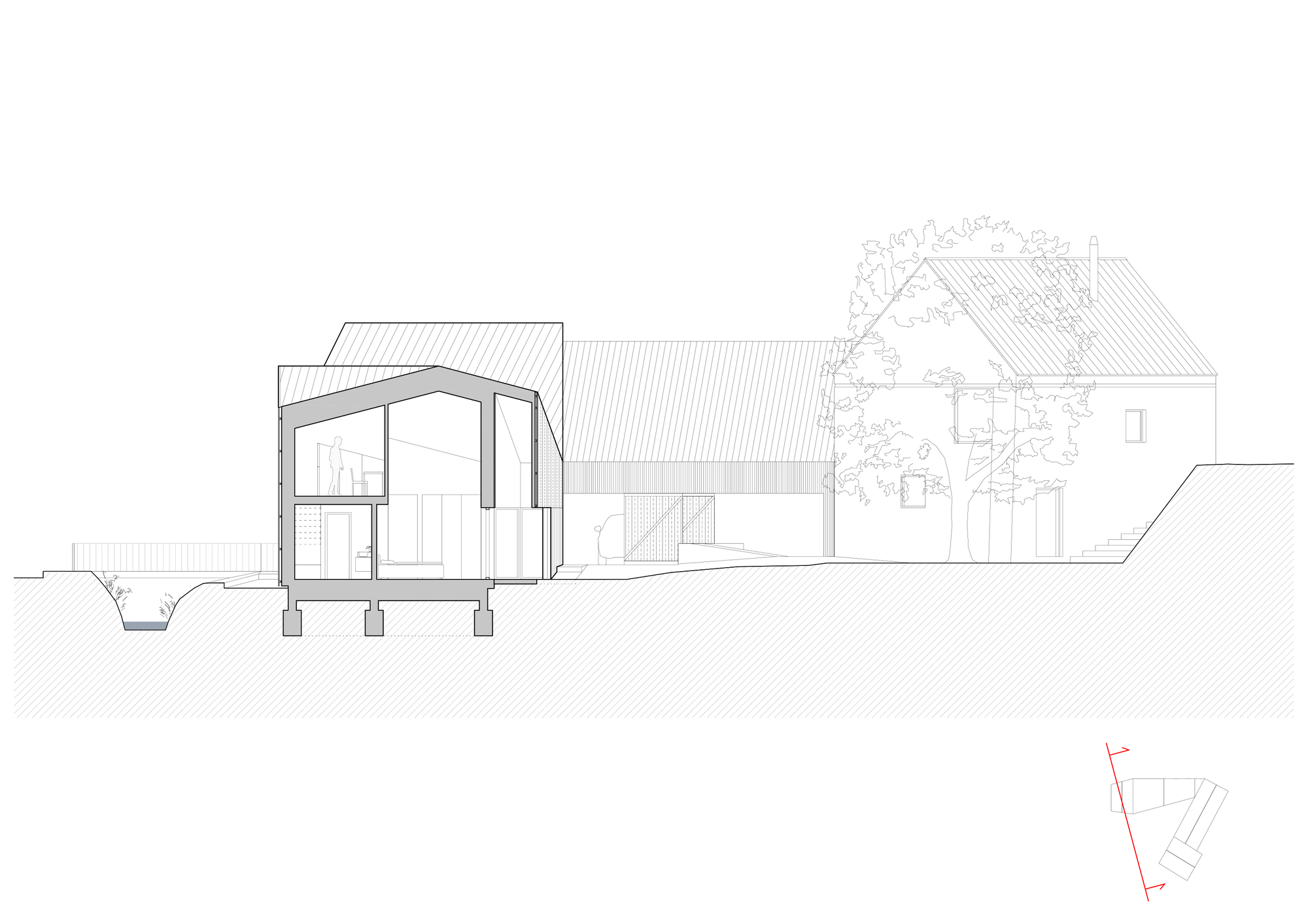 带有旧磨坊的新房子丨斯洛伐克特伦钦丨RDTH architekti-60