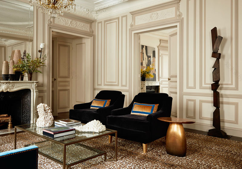 巴黎经典法式公寓的活力彩绘-8