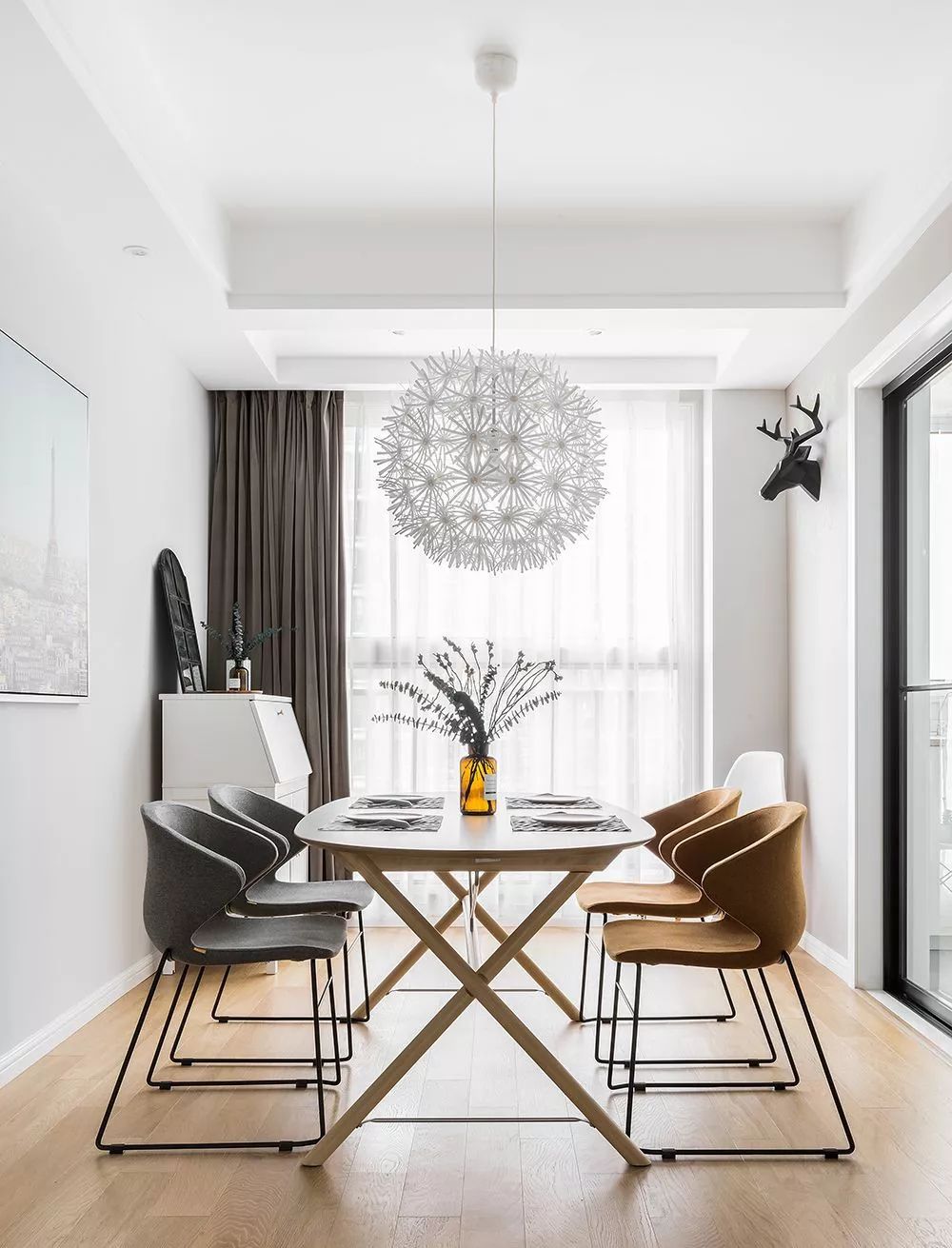 北欧风格设计案例集,打造简洁舒适的家居空间-135