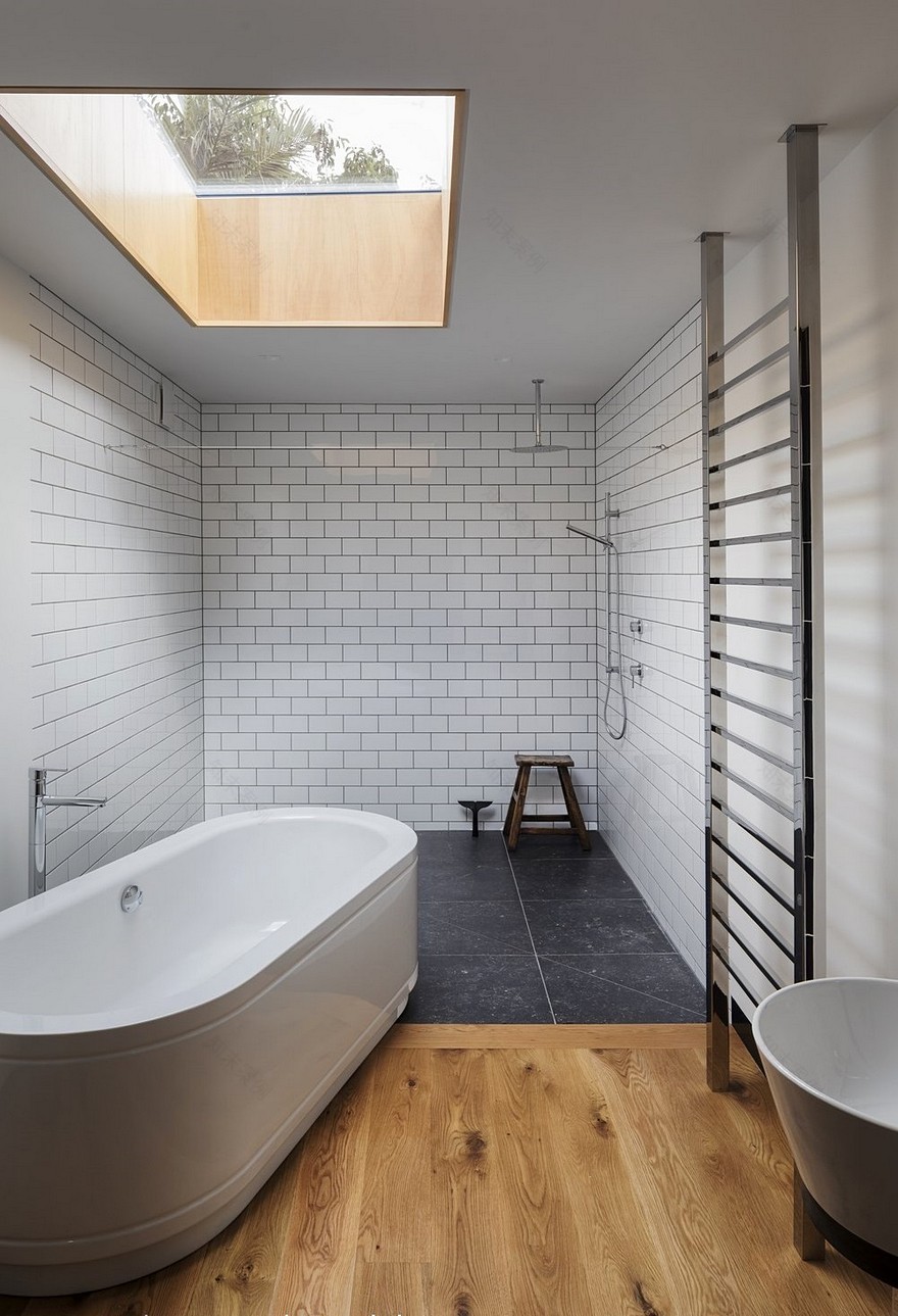 Double Height Living Spaces Add Drama to This Industrial-Style House-20