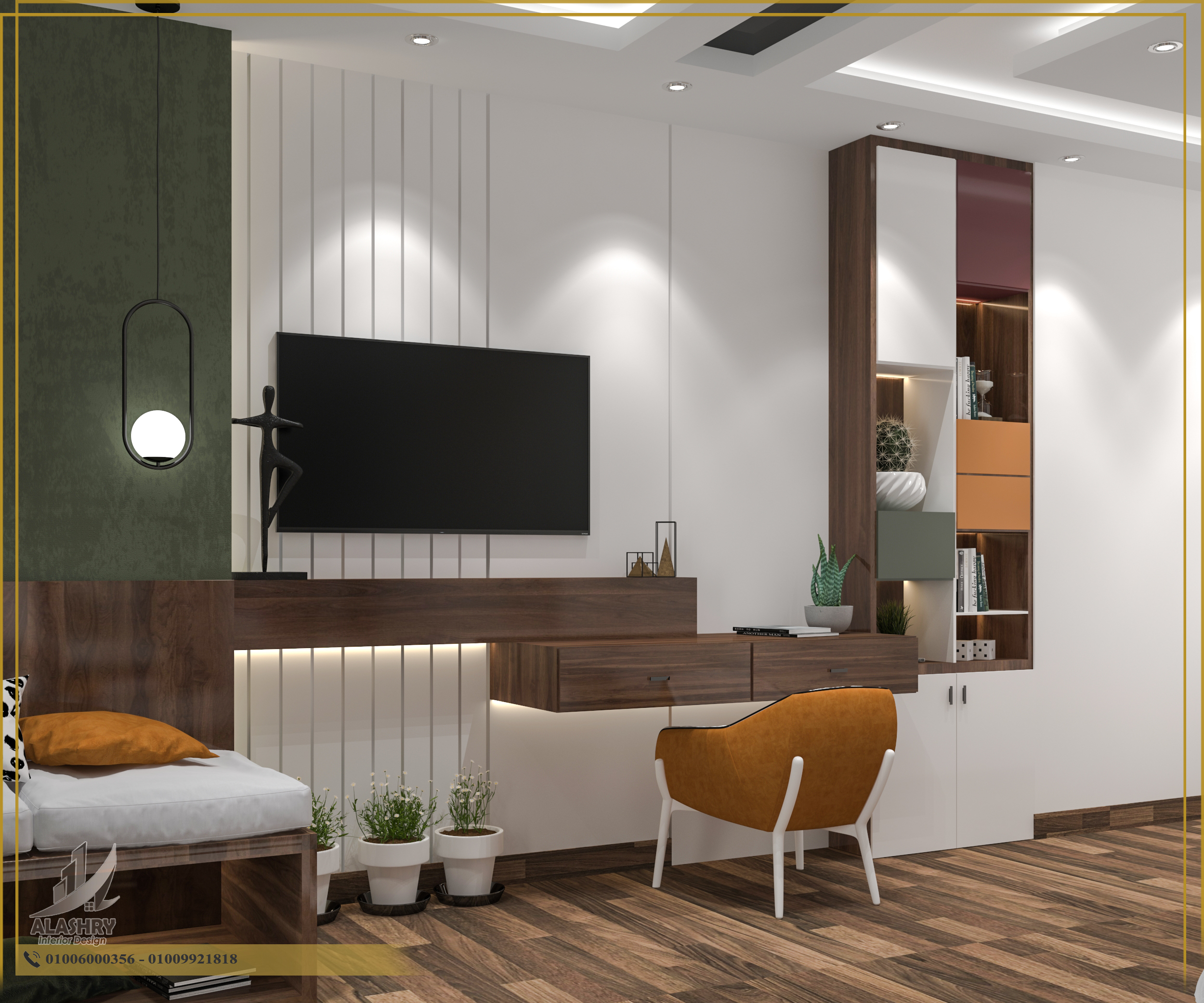 Double Modern Teenager Bedroom-9