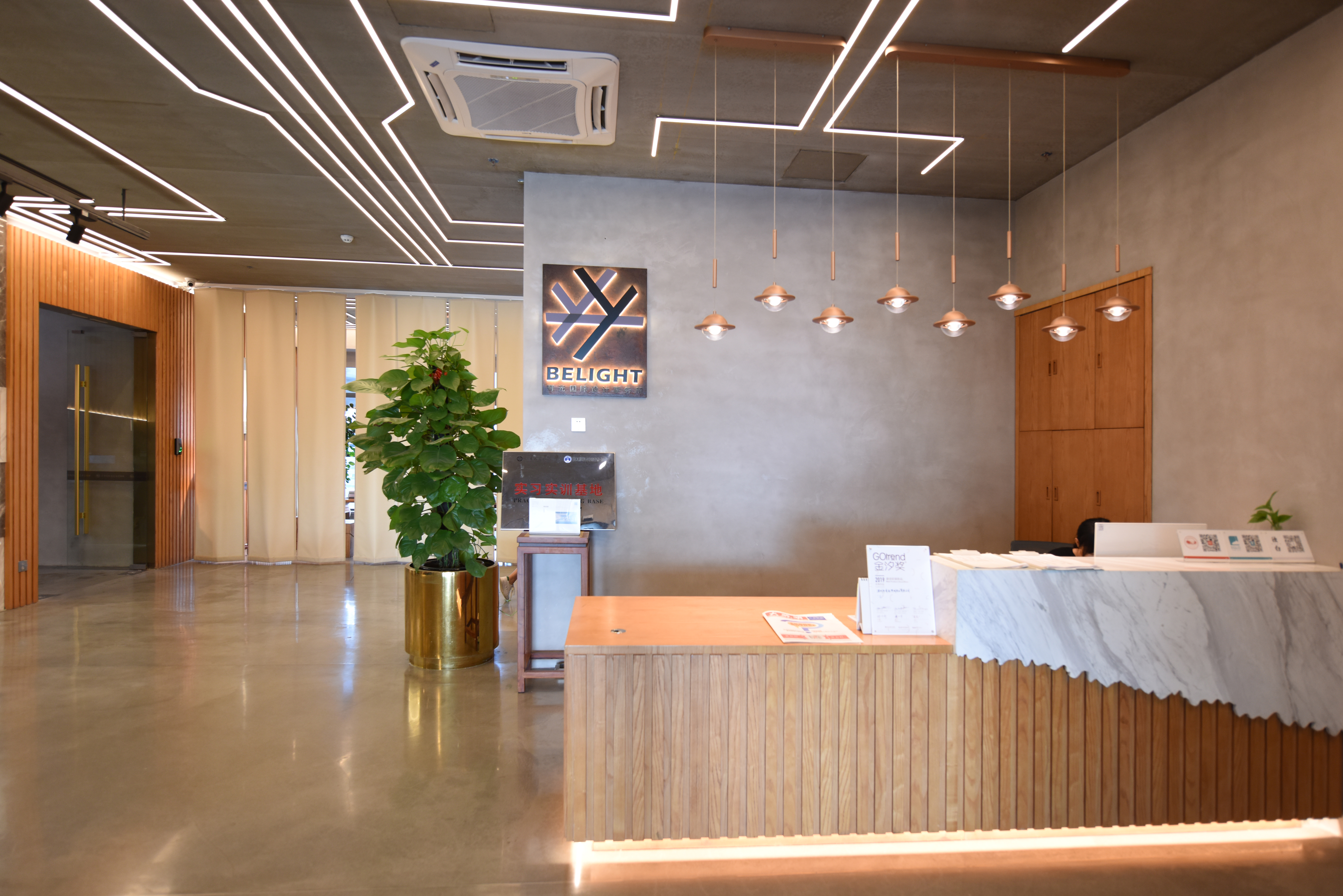 东莞办公室灯光设计案例丨中国东莞-1