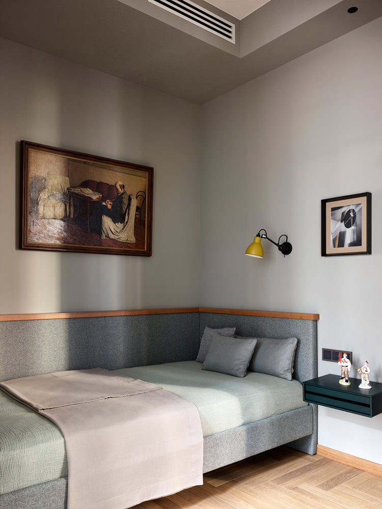 莫斯科家庭公寓设计（含独立卧室）丨俄罗斯莫斯科丨Анастасия Стенберг（阿纳斯塔西娅·斯滕贝格）-34