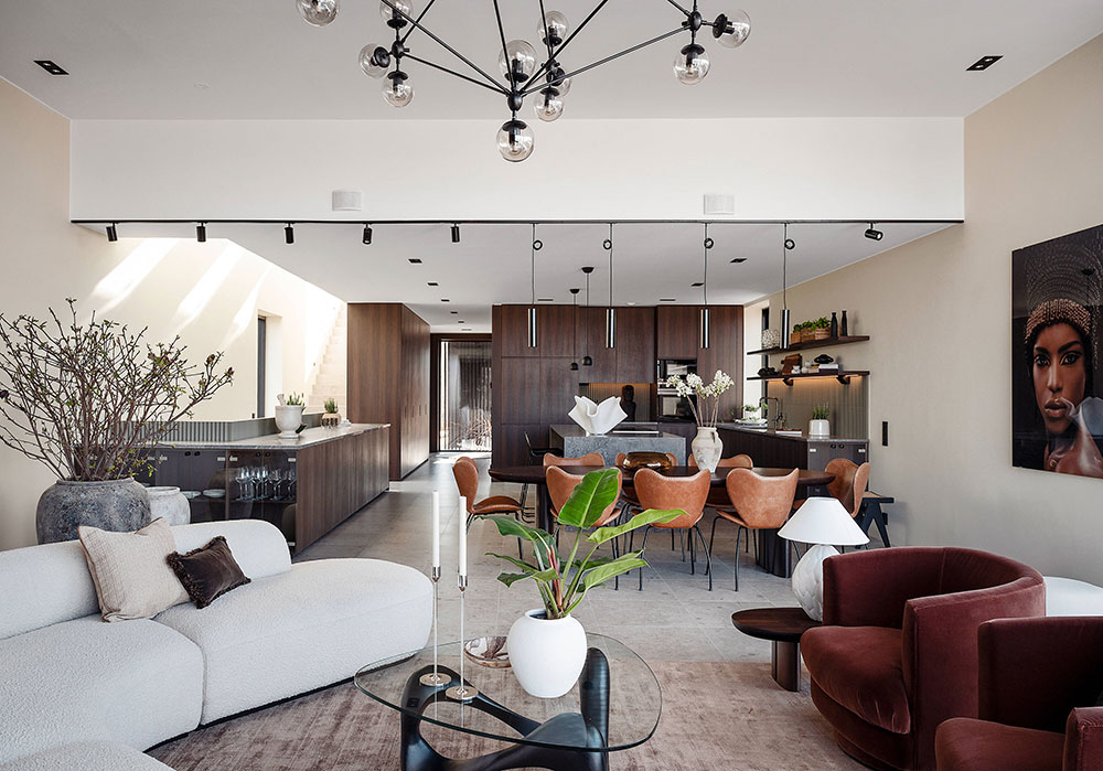 瑞典现代别墅 | 优雅内饰与夕阳美景的完美融合-4