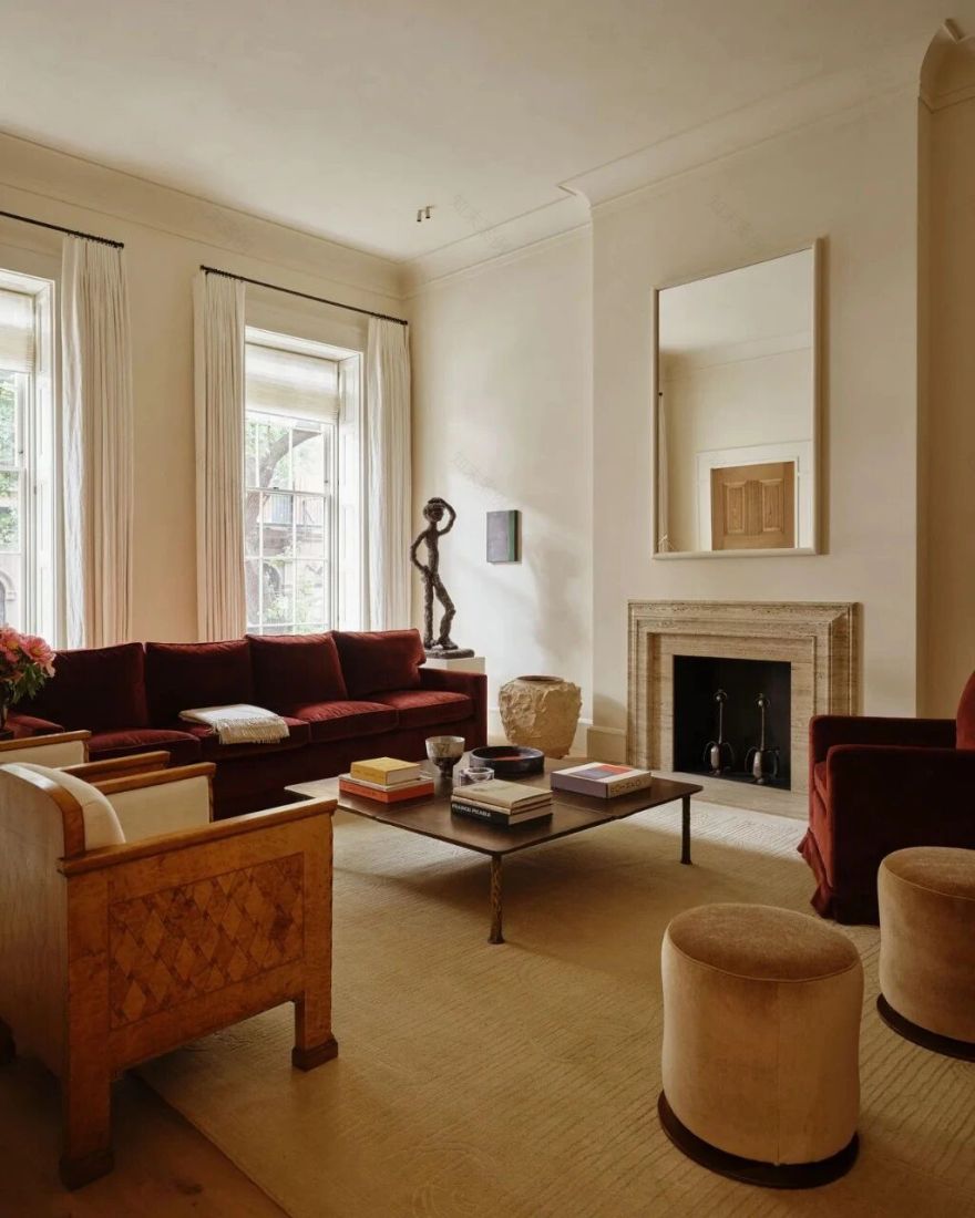 纽约时尚企业家的家(New York townhouse)丨美国纽约丨Festen Architecture-5