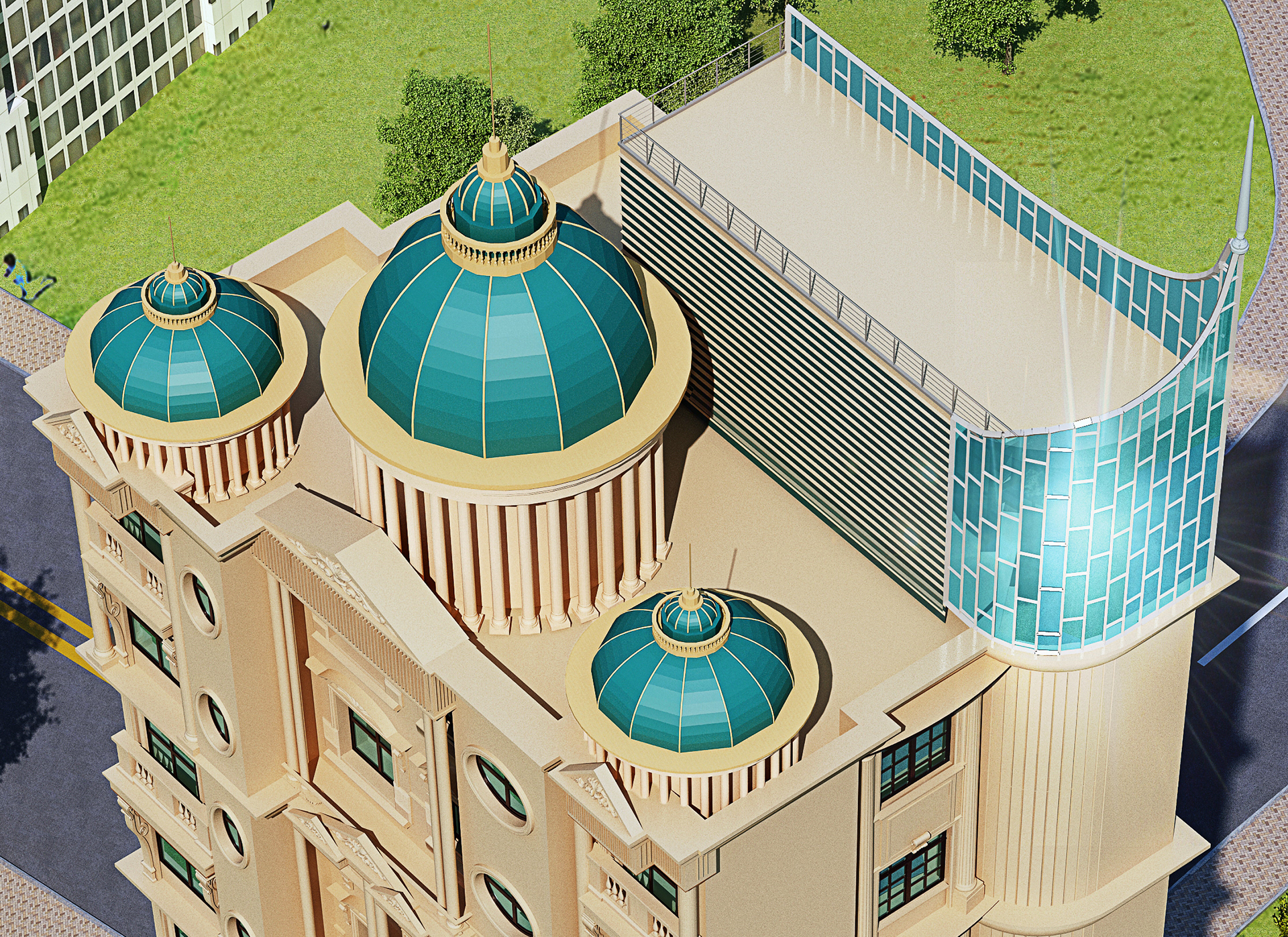 古典住宅建筑丨prafulla3d-14