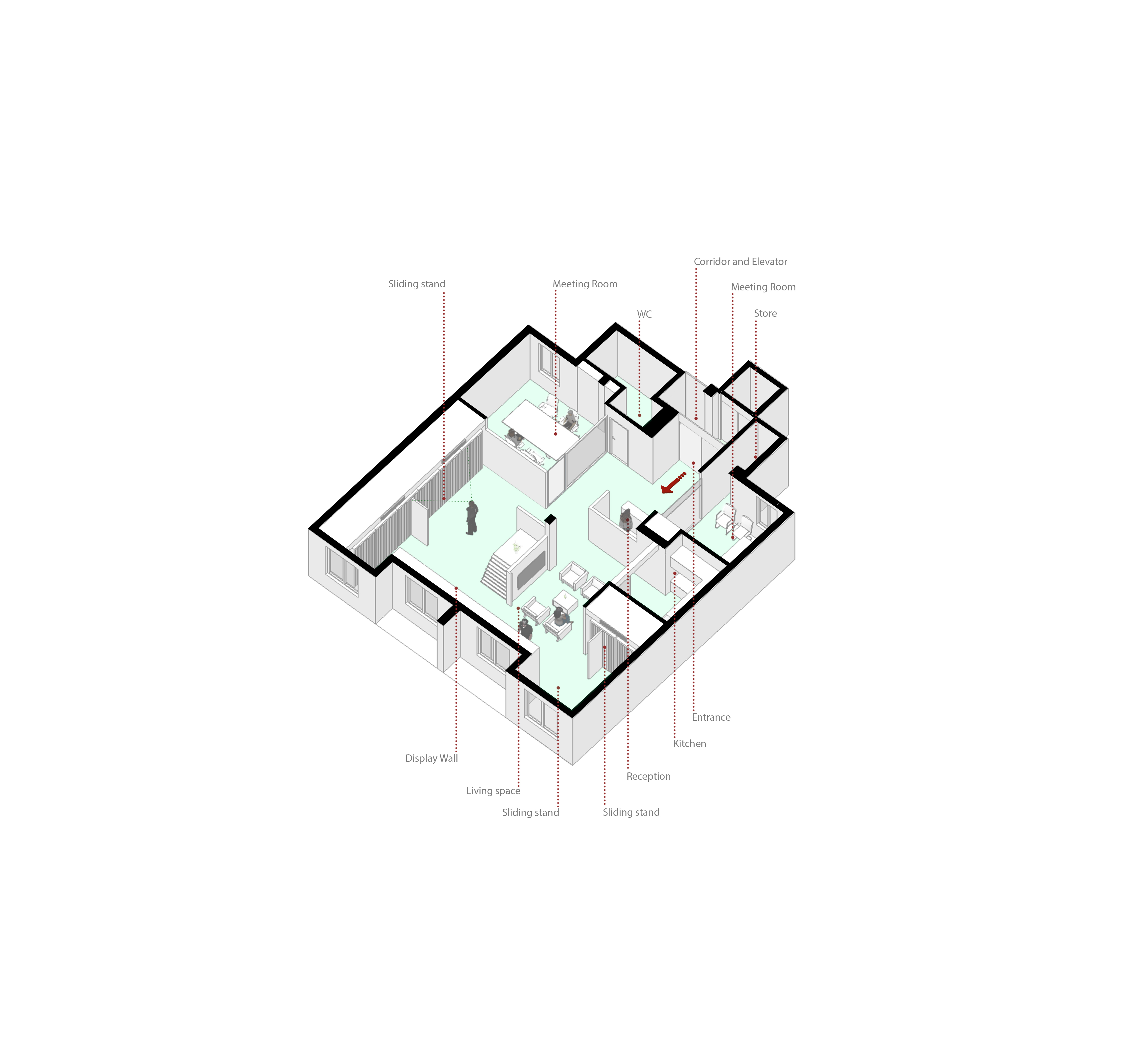 Tehran 商业展览中心设计丨伊朗德黑兰丨Ordibehesht office-29