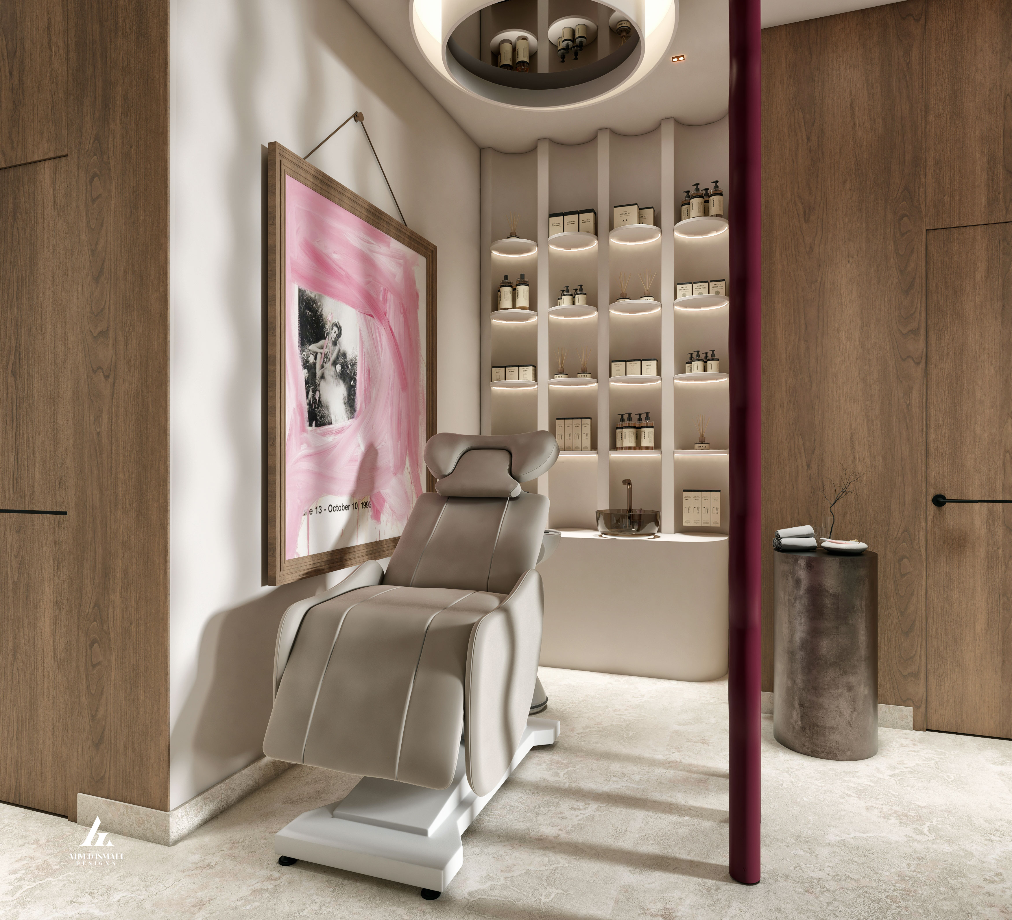 豪华现代美容院设计丨@ahmedismail_designs-14
