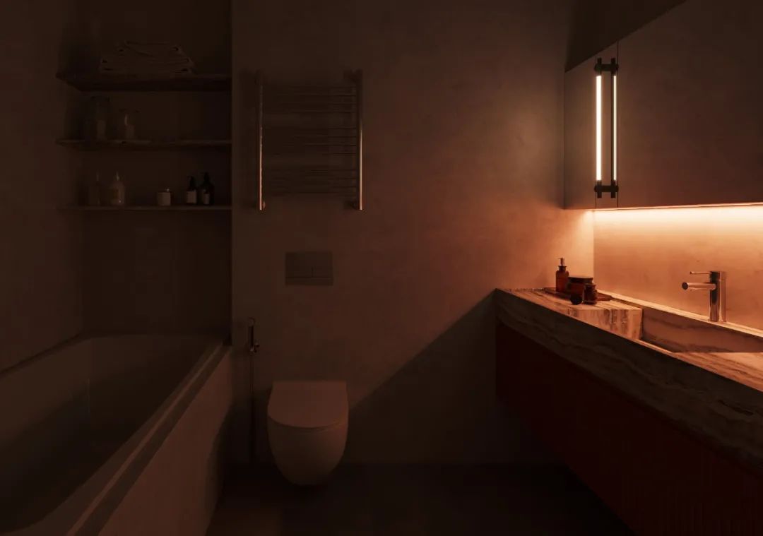 莫斯科 106㎡现代简约家居，融入苏联构成主义风格-90