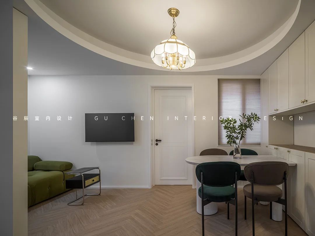 GUCHEN DESIGN | 独居女生的温柔复古家，谁信只有55㎡！-25