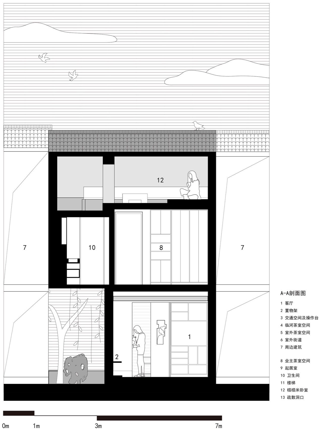 杭州小河茶馆丨中国杭州丨房子和诗建筑事务所-90