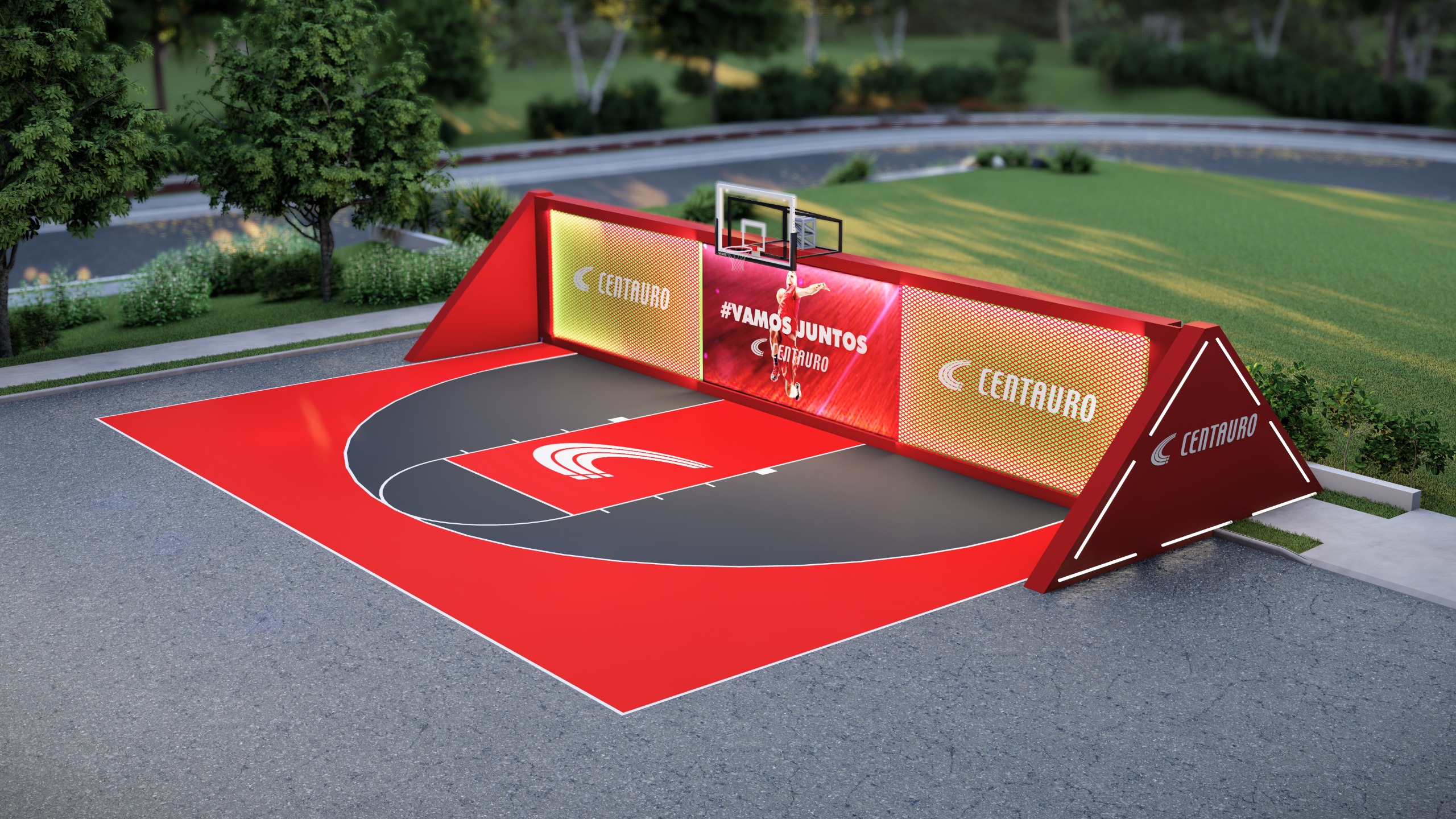 夸德拉 3 对 3 篮球 半人马丨Agência InHaus-4