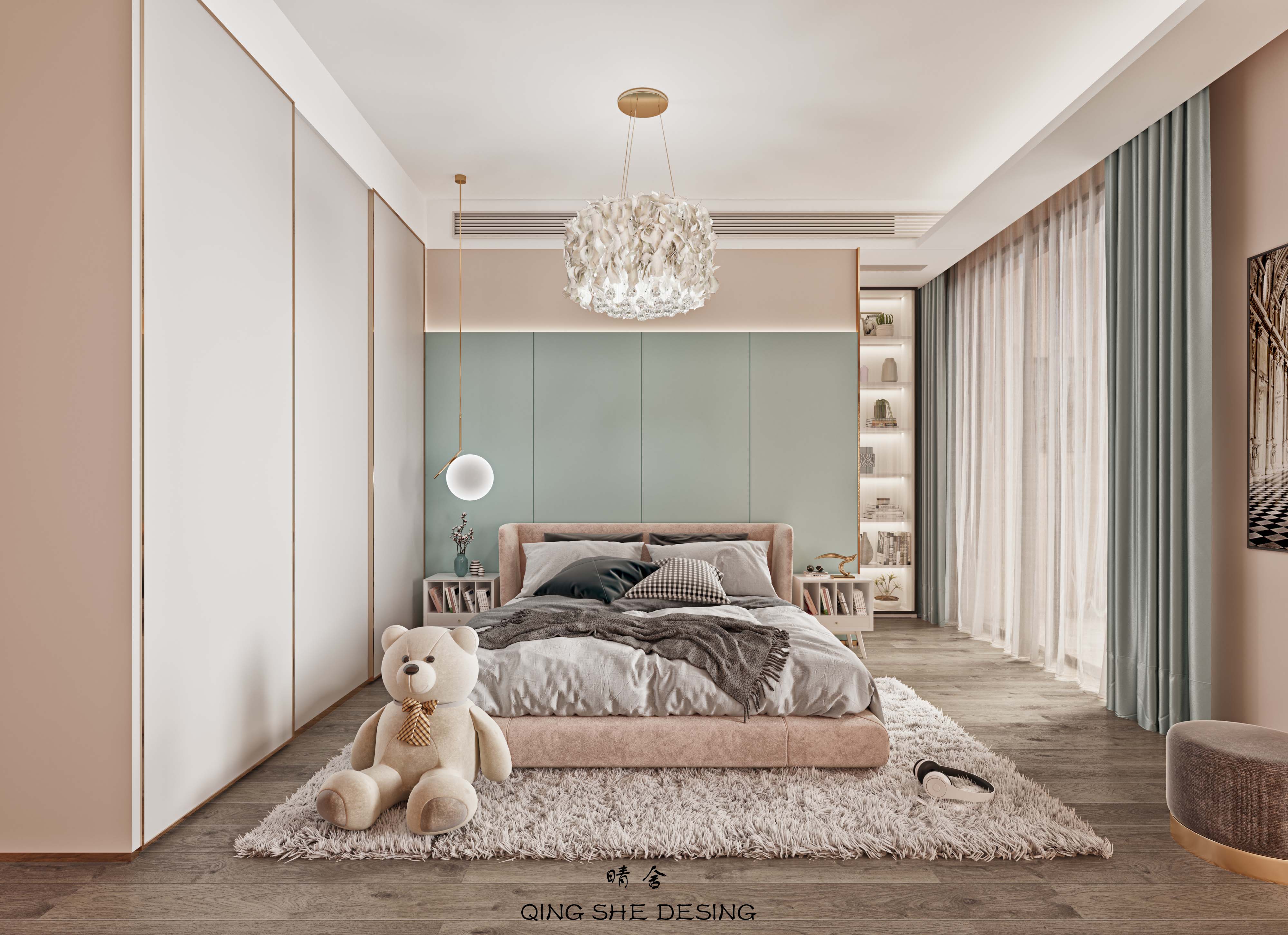 现代平层设计典范 | 顶层跃层简单而不失优雅-5