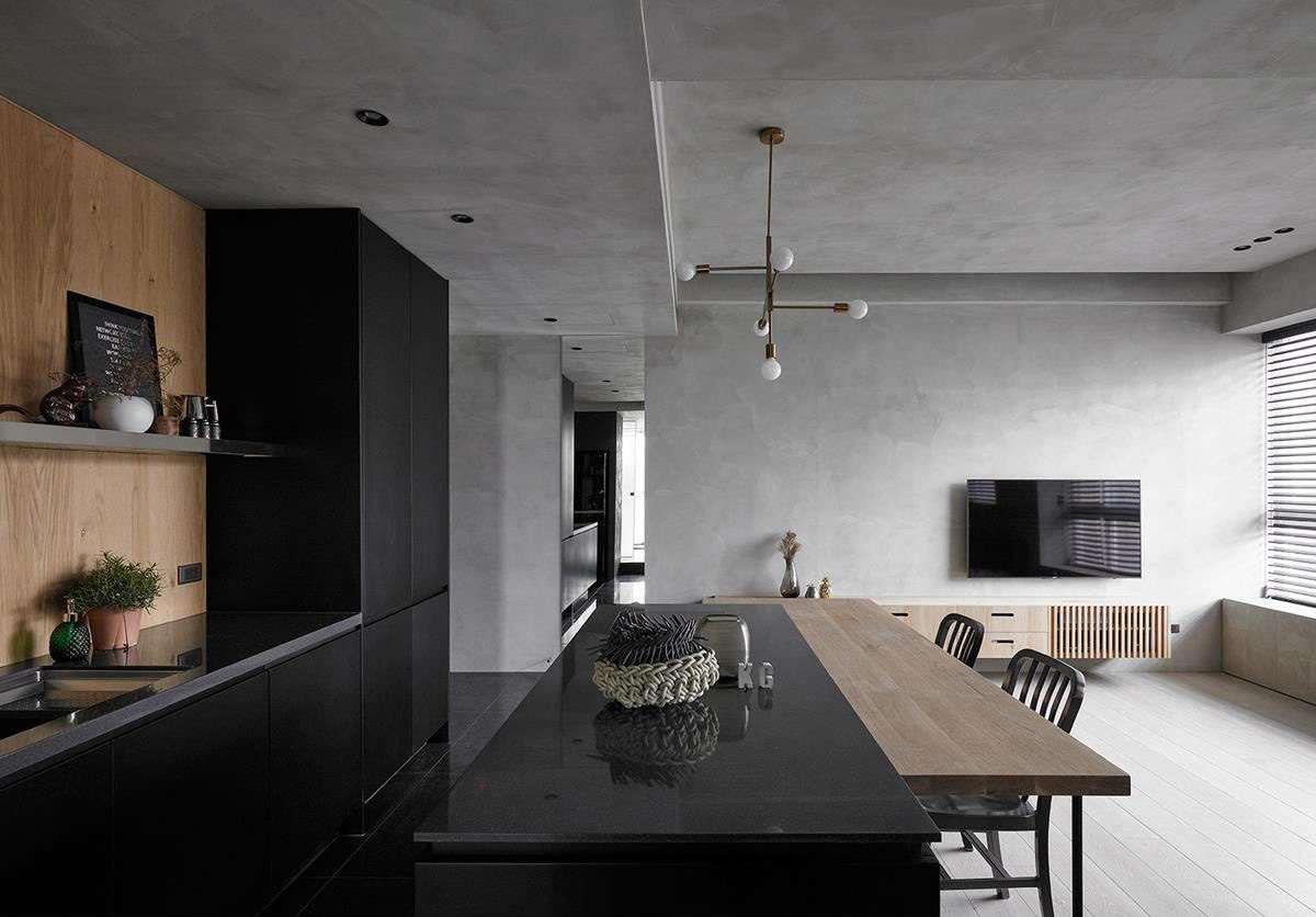 78㎡工业风格住宅  KC design studio均汉设计-8