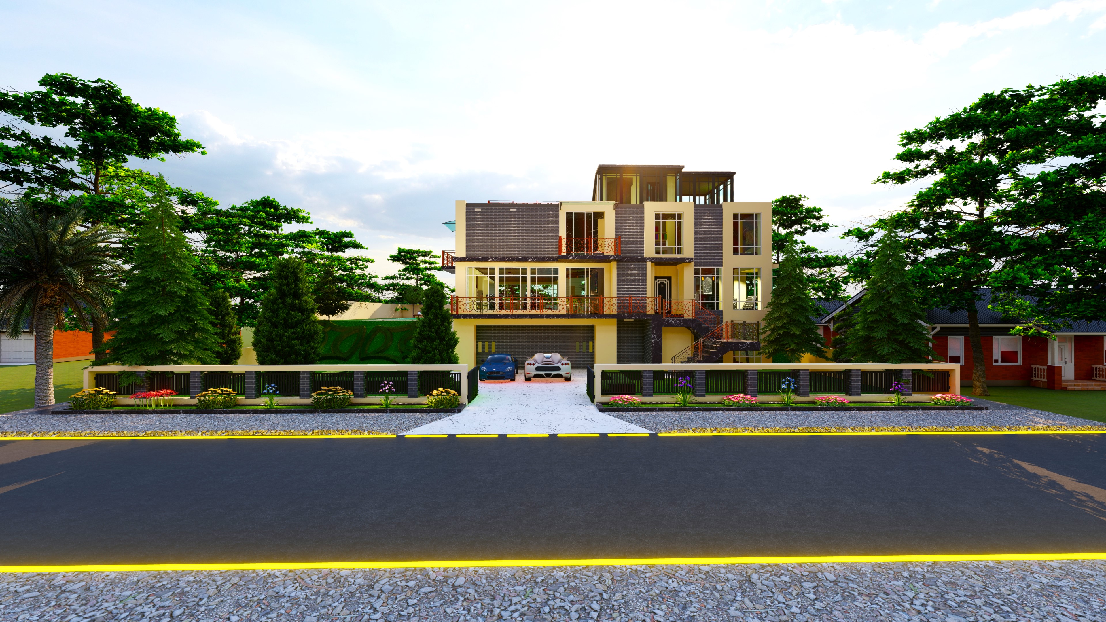 Modern House Interior and Exterior design-0