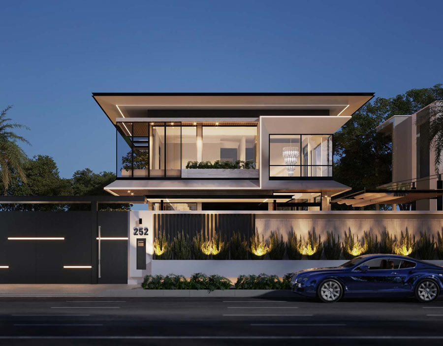 45+ 2层300㎡现代豪华别墅设计案例丨NEOHouse.vn-34