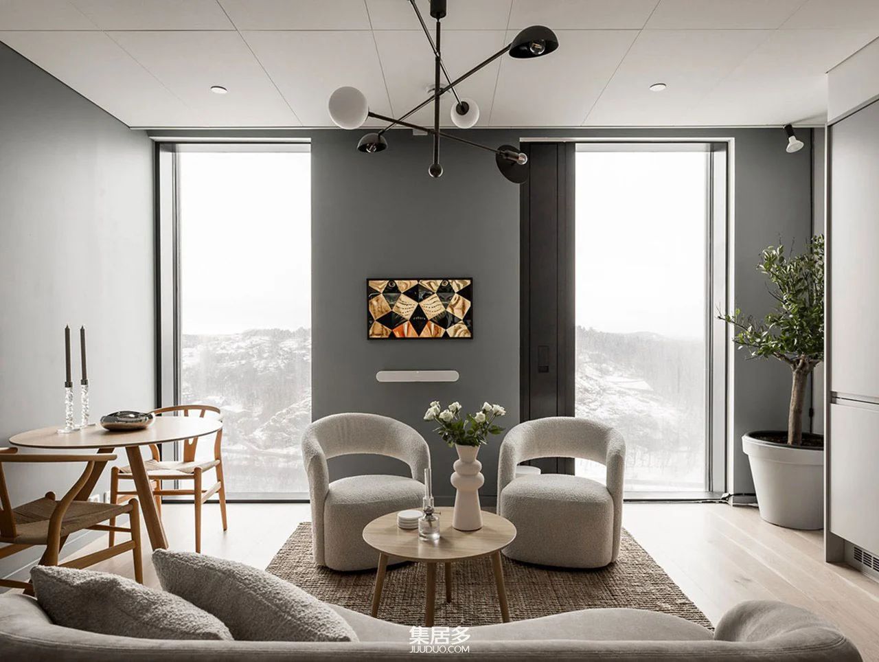 瑞典 32 平方米公寓设计-0