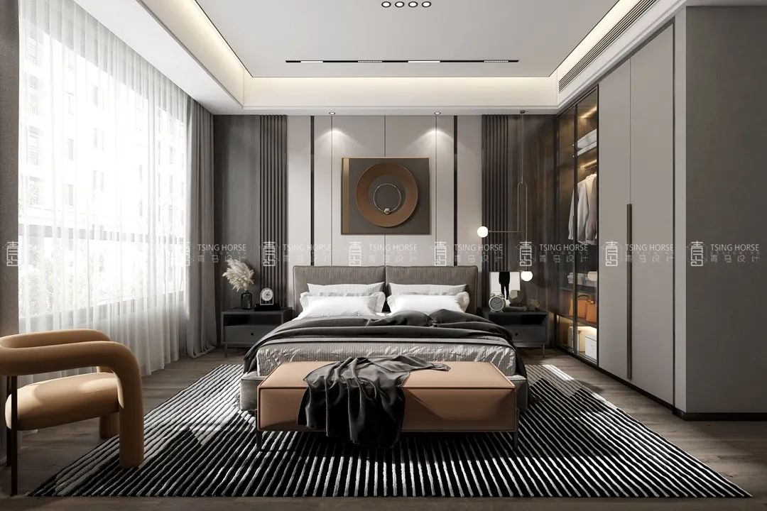 雅居乐御宾府现代家居设计丨青马别墅空间设计-40