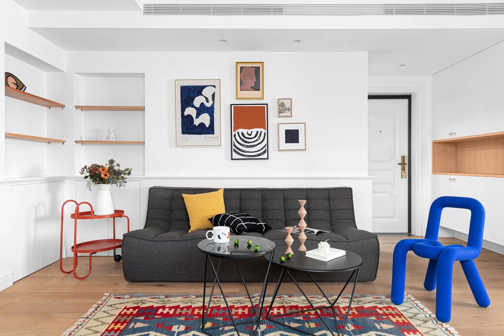 六口之家逆袭老房，137㎡二手顶跃变时尚居所-13