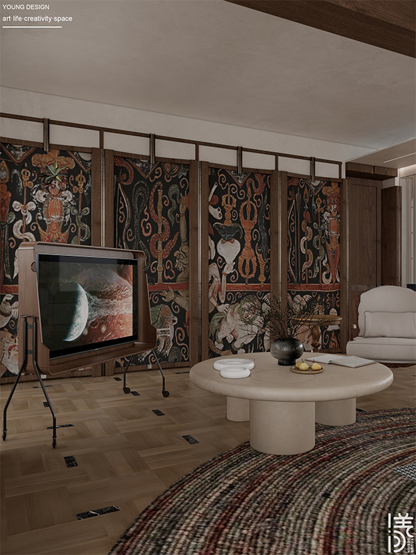 美式复古艺术宅邸设计丨深圳漾空间设计有限公司-3