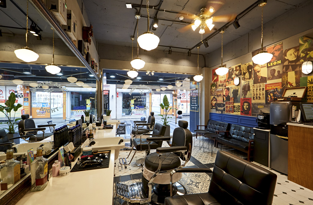 时尚男性专业美容室设计，打造独特氛围-7