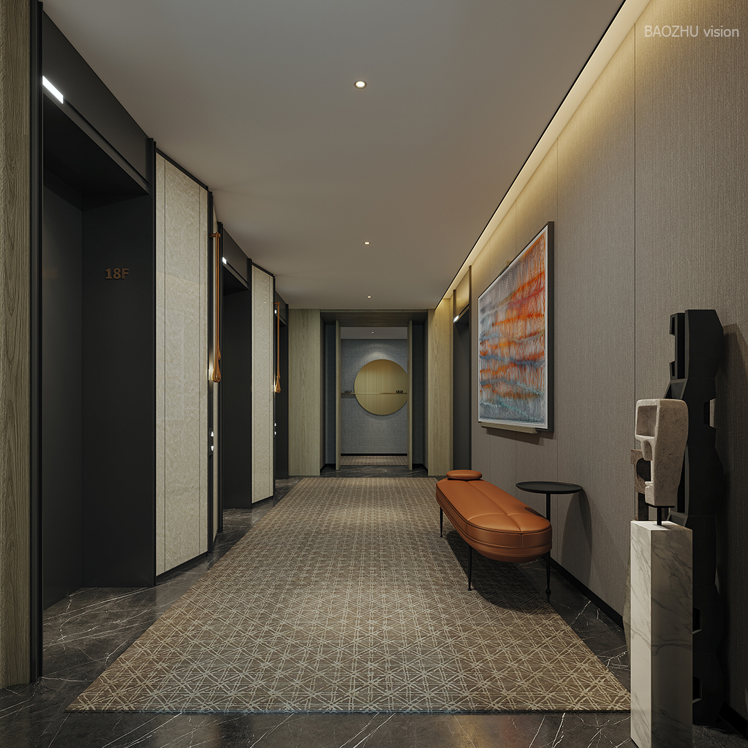 君屿酒店效果图方案丨中国长沙丨湖南米修设计-14