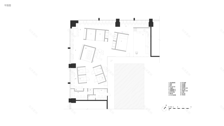 Elite English Training School B.L.U.E. Architecture Studio-43