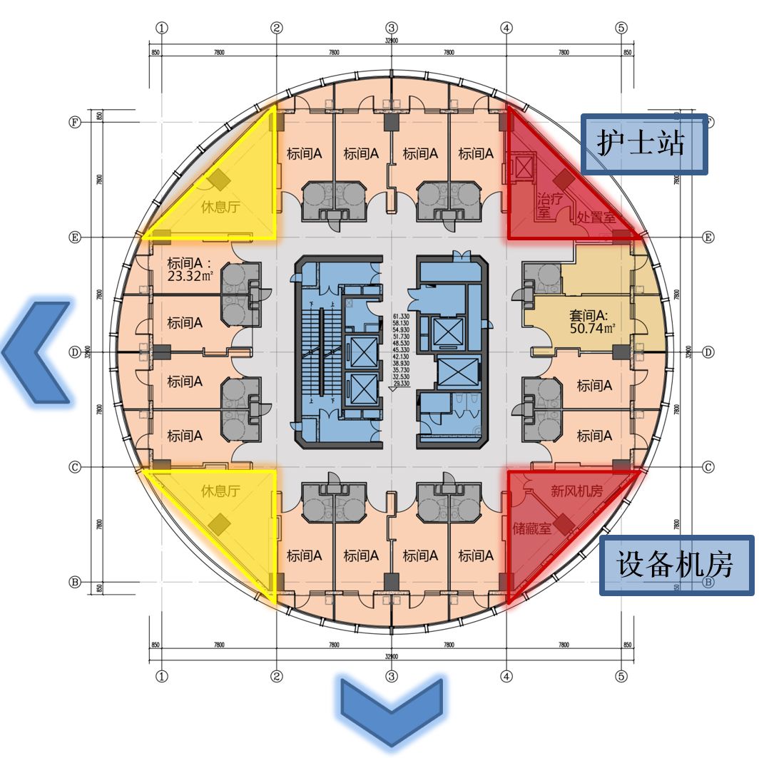 新华保险大厦 | 城市更新背景下的养老设施改造实践-58