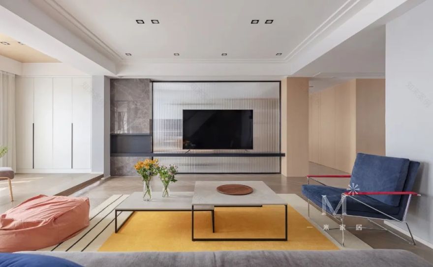 300 平顶层复式,现代北欧风格家居设计-10