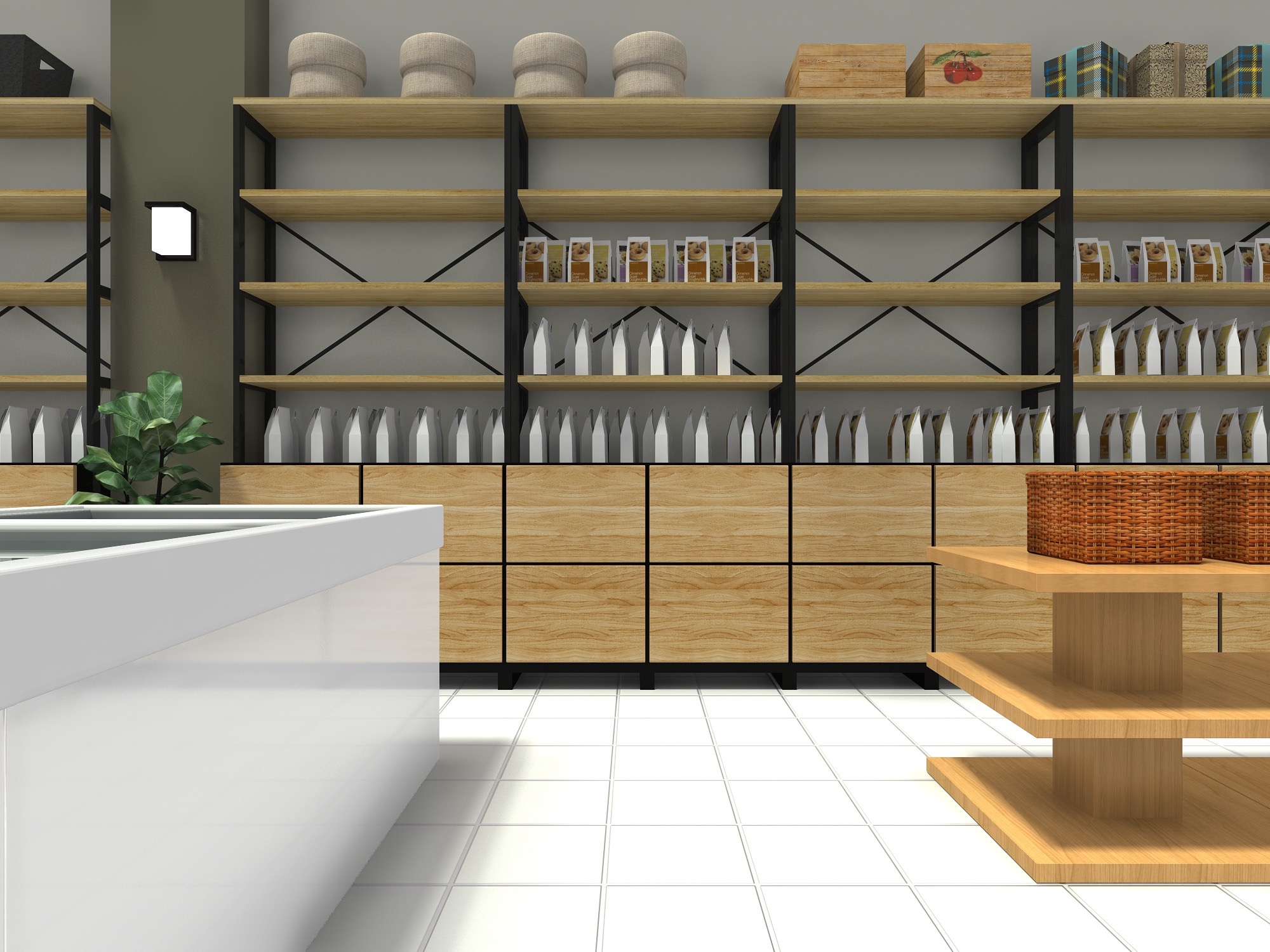 Grocery Shop | Interior design proposal-16