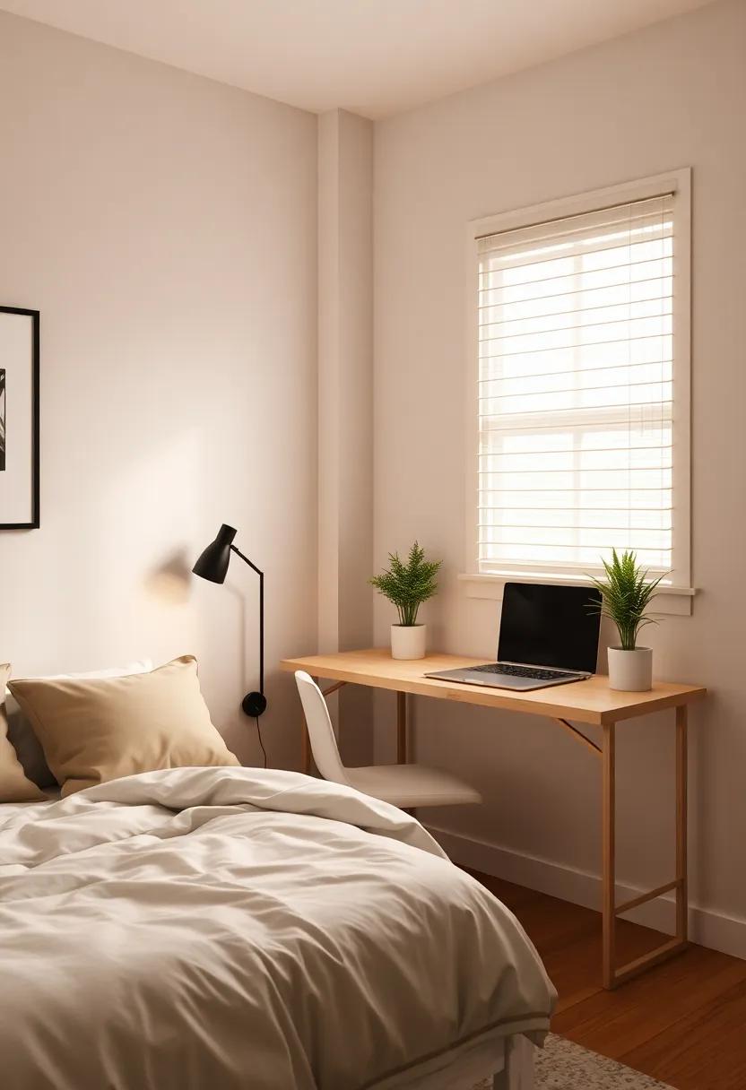 用时尚角落书桌改造小卧室-61