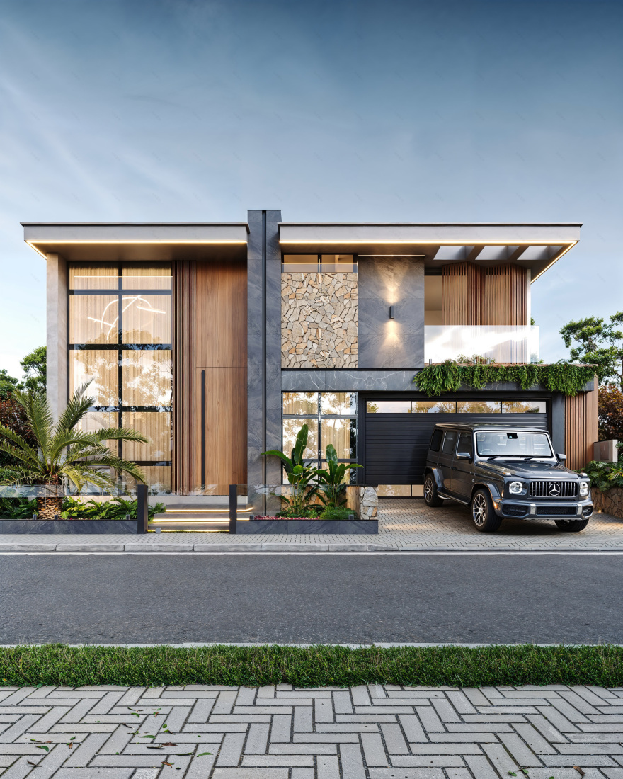 正面和游泳池丨marq 建筑事务所-7