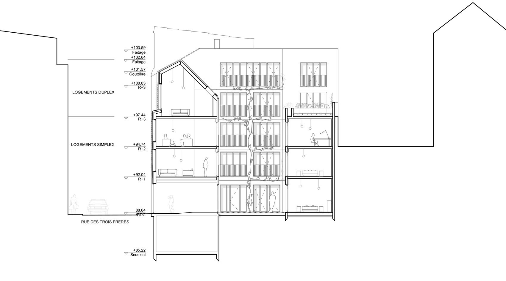 市郊公寓更新改造丨法国巴黎丨MAO architectes-70