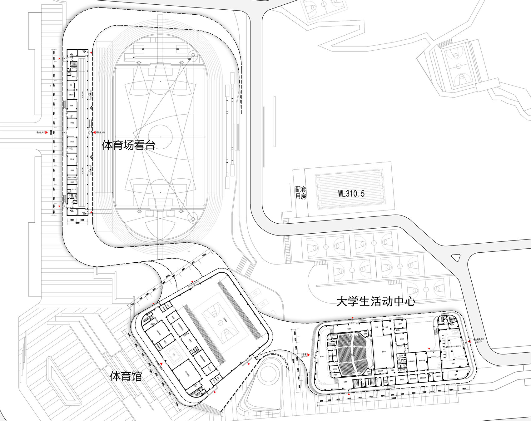 重庆电力高等专科学校潼南校区文体活动中心丨中国重庆丨天津大学设计总院·顾志宏工作室-46
