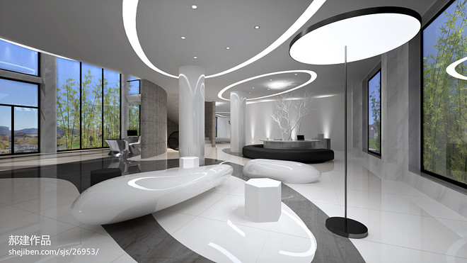 威海东骏集团办公楼装修案例丨中国威海-10