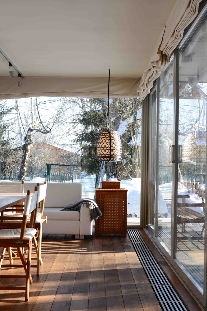 莫斯科魅力暗木小屋，玻璃墙环绕的全年宜居亭子-54