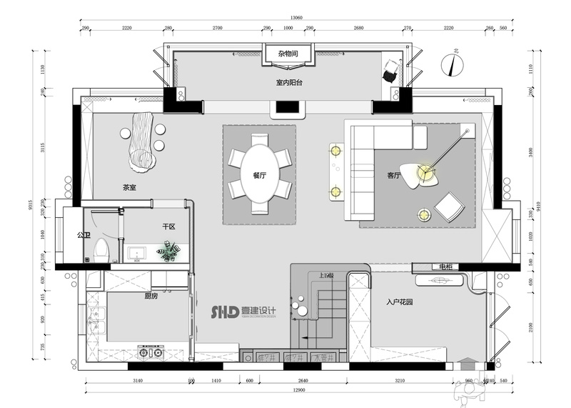 佳兆业顶层别墅设计-6
