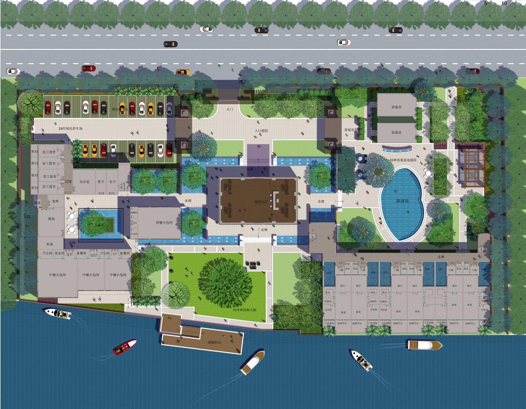 深圳市广田建筑装饰设计研究院丨柬埔寨太子会会所 广田建筑装饰设计丨柬埔寨金边市-5