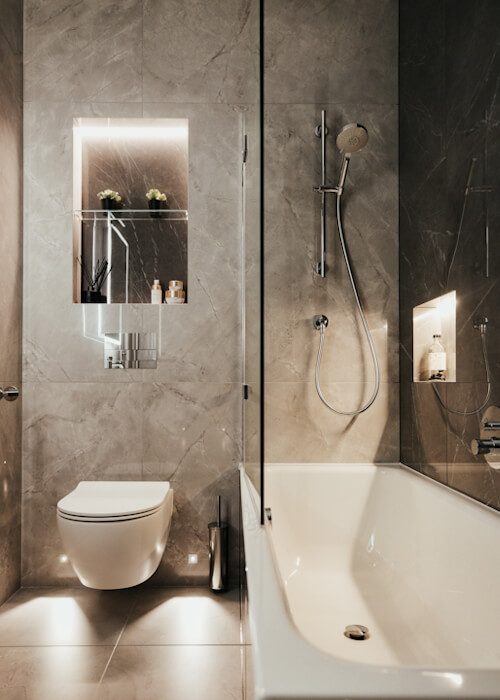 One Bathroom, Two Ways of Living: From Daily Routines to Weekend Retreats - Kallums Bathrooms-20