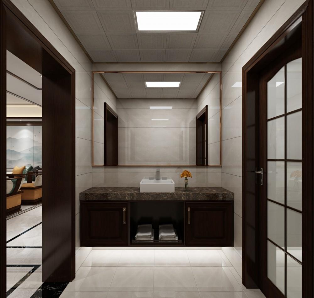 吉首溶江小区新中式全案整装设计-40