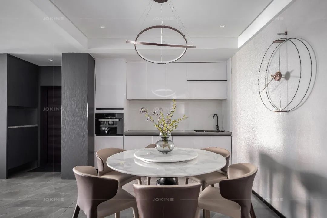 160平米高级灰现代家居设计丨中国郴州丨郴州乔金斯-26