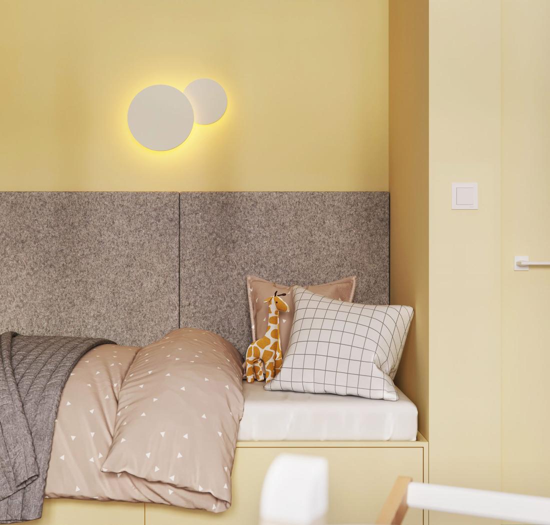 橙色温馨三口之家室内设计-19