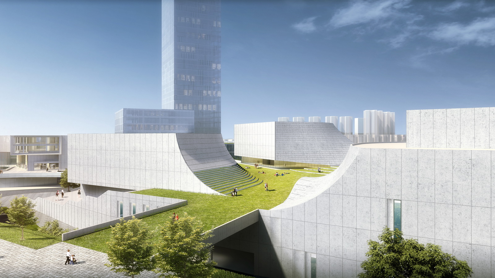 坂雪岗艺术中心及周边地块建筑概念设计丨中国深圳丨URBANUS都市实践-31