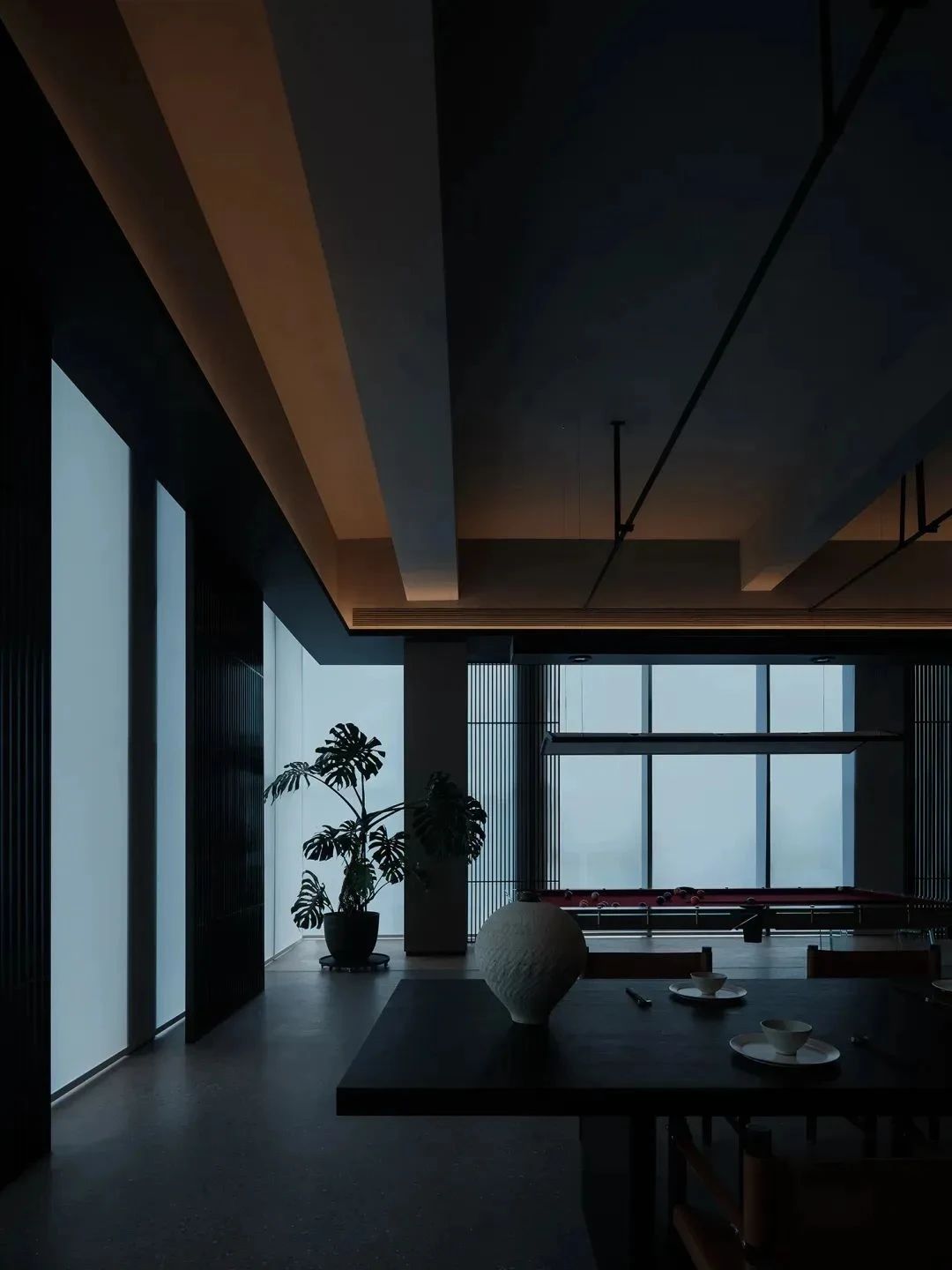 500㎡几何艺术城市客厅设计丨FEN DESIGN张奇峰室内设计事务所-24