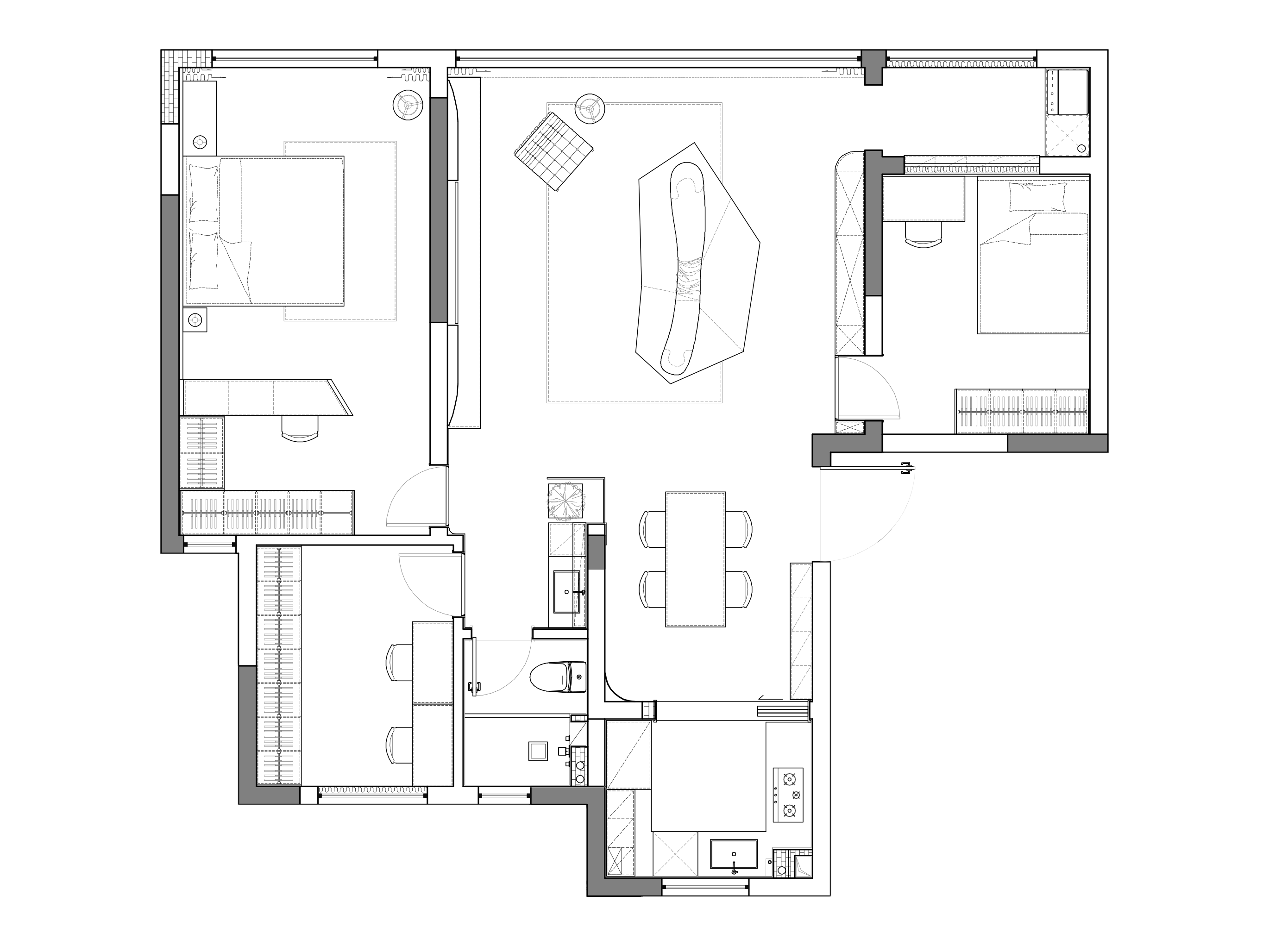 研己实景 · 温柔的现代简约风,128平清爽自在的家丨中国芜湖丨研己设计-46