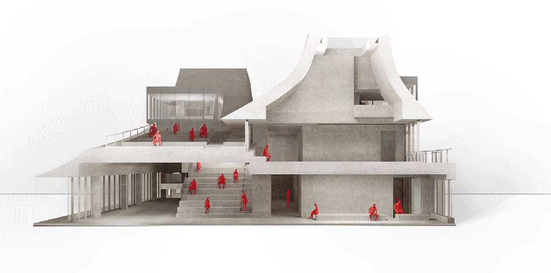 泊心域社区邻里中心丨中国黄冈丨line+建筑事务所-49