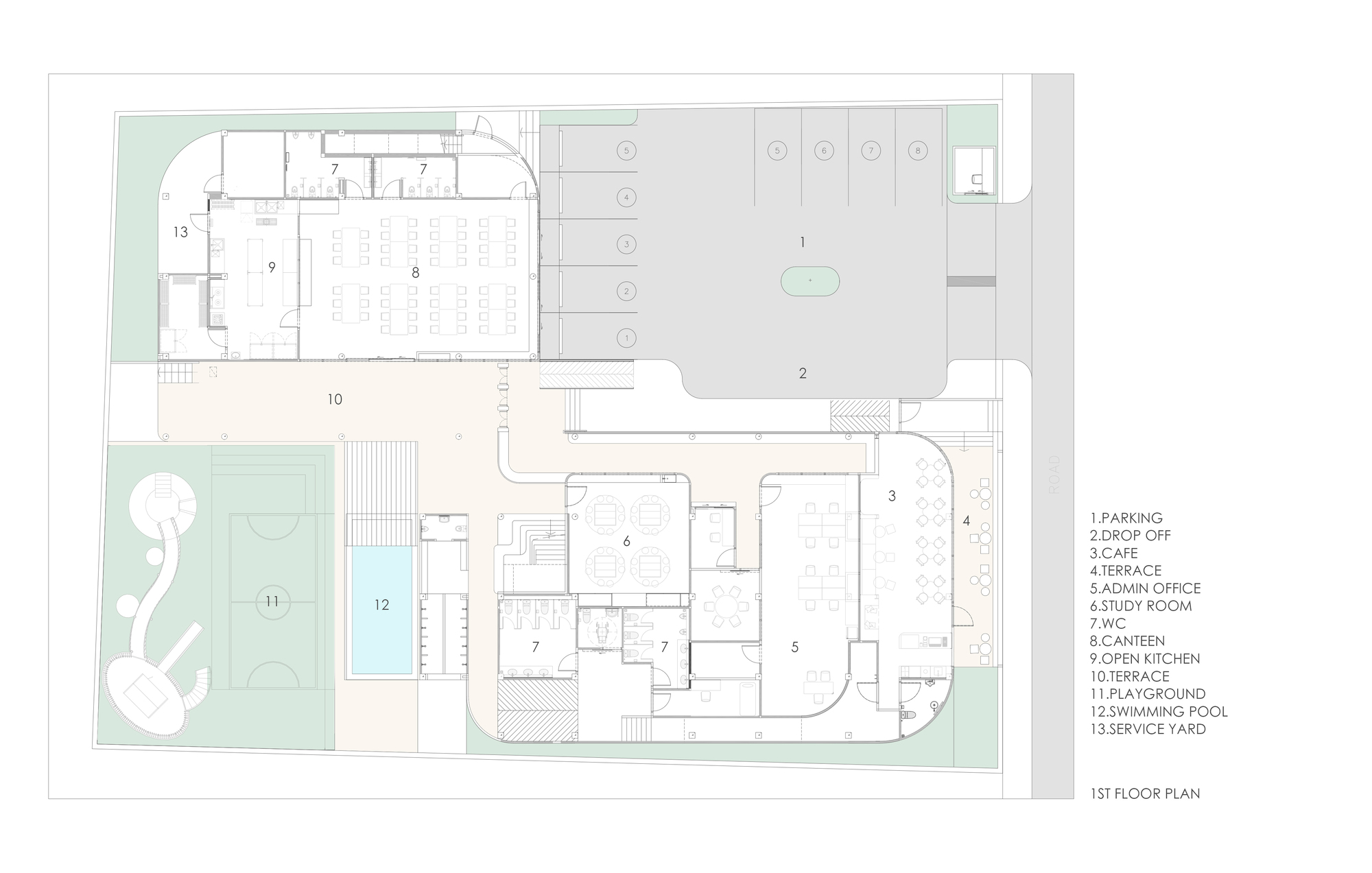 曼谷赫伊学校丨泰国曼谷丨ForX Design Studio-17