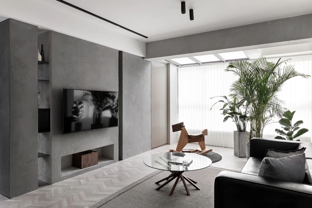 军人夫妻的硬朗现代轻工业风之家-22